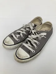 CONVERSE コンバース スニーカー 23.0cm グレー キャンバス 無地 紐 ローカット