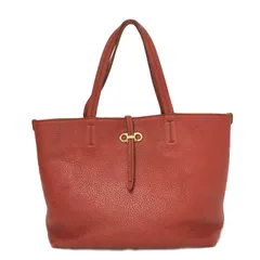 フェラガモ Salvatore Ferragamo  ガンチーニ トートバッグ  オレンジ【中古】