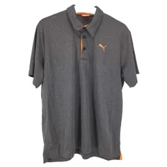プーマ PUMA  半袖ポロシャツ L  グレー【中古】