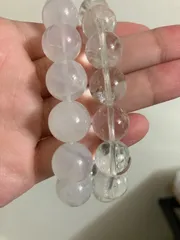 大玉好きさん☆K2産　水晶ブレスレット　unisex