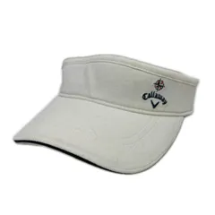 中古 キャロウェイ Callaway サンバイザー フリー 白 ホワイト コーデュロイ 秋冬素材