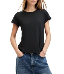 オールセインツ レディース トップス シャツ AllSaints Anna Tee Black ブラックのサムネイル