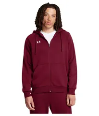 アンダーアーマー メンズ アウター パーカー・スウェット フリース Under Armourival Fleece Full Zip Hoodie CardinalWhite ホワイト