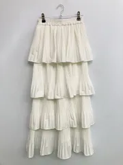 SPRAY PREMIUM スプレイプレミアム ロングスカート F ホワイト