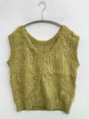 Kastane カスタネ ベスト F ライトグリーン 無地