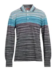 ミッソーニ メンズ トップス ポロシャツ MISSONI ポロシャツ Turquoise Blue ブルーのサムネイル