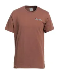 【送料無料】 チャンピオン メンズ Tシャツ トップス Ｔシャツ ブラウン