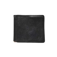 イルビゾンテ IL BISONTE イタリア製 牛革 シボ革 カウレザー クリップ ウォレット メンズ 表記無 