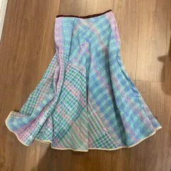 vintage カンタキルト　ラリーキルト　スカート　サーキュラー