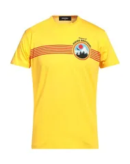 ディースクエアード メンズ トップス Tシャツ DSQUARED2 Ｔシャツ Yellow イエロー