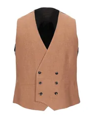 ラルディーニ メンズ トップス ベスト LARDINI ジレ Camel キャメル