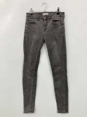ZARA WOMAN ザラウーマン デニムパンツ EUR 34 USA 02 MEX 24 グレー フルレングス 無地 スキニー・タイト テーパード レギュラー ヴィンテージ