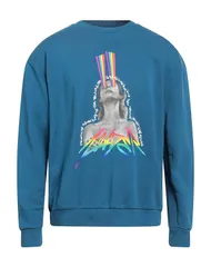 マルセロバーロン メンズ アウター パーカー・スウェット MARCELO BURLON スウェット Deep Teal ティールのサムネイル