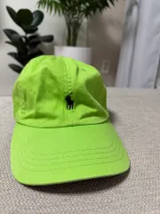 ポロ ラルフローレン ライム色 ベースボールキャップ