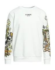 アイスバーグ メンズ アウター パーカー・スウェット ICEBERG スウェット White ホワイトのサムネイル