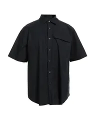 アーダーエラー メンズ トップス シャツ ADERROR 無地シャツ Black ブラックのサムネイル