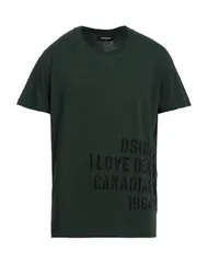 ディースクエアード メンズ トップス Tシャツ DSQUARED2 Ｔシャツ Dark Green グリーン