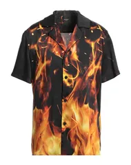 バルマン メンズ トップス シャツ BALMAIN 柄入りシャツ Black ブラックのサムネイル