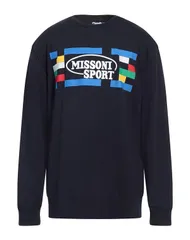 ミッソーニ メンズ アウター パーカー・スウェット MISSONI スウェット Midnight Blue ブルーのサムネイル