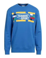 ミッソーニ メンズ アウター パーカー・スウェット MISSONI スウェット Azure Blue ブルーのサムネイル
