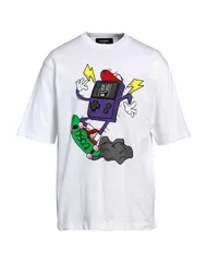 ディースクエアード メンズ トップス Tシャツ DSQUARED2 Ｔシャツ White ホワイト