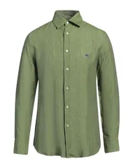 エトロ メンズ トップス シャツ ETRO 無地シャツ Green グリーン