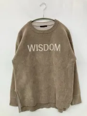 BARNYARDSTORM バンヤードストーム ニット/セーター 0 ベージュ コットン ナイロン 前面プリント ブランドロゴ ミドル丈 長袖 クルーネック(丸首)