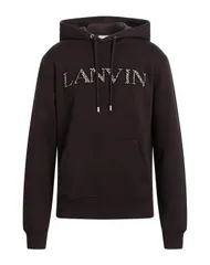 ランバン メンズ アウター パーカー・スウェット LANVIN パーカー Dark Brown ブラウンのサムネイル