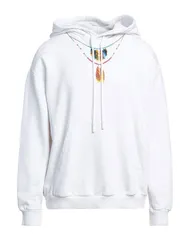 マルセロバーロン メンズ アウター パーカー・スウェット MARCELO BURLON パーカー White ホワイトのサムネイル