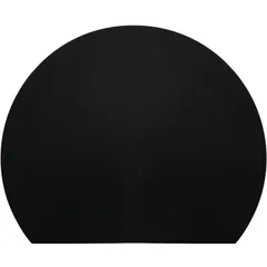 軽い 高級耐熱 まないた ゴム 抗菌 まな板 両面使える まな板 カッティングボード 丸い 滑らない かまぼこ型 食洗機対応 D型 エラストマー マナイタ 黒 約35×29cm MUAMUAのサムネイル