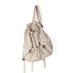 韓国 大学生 通勤 高校生 通学 ポケッタブル 一泊旅行 ドローストリング 新学期 エコバッグ 入学祝い 軽量 可愛い レディース おしゃれ デイバッグ シンプル リュック ナイロン