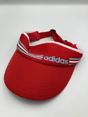 adidas アディダス サンバイザー OSFX (57cm-60cm) レッド