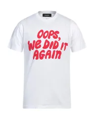 ディースクエアード メンズ トップス Tシャツ DSQUARED2 Ｔシャツ White ホワイト