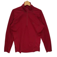 Patagonia パタゴニア キャプリーン・ベースレイヤー ハーフジップ 長袖 XXLサイズ レッドのサムネイル
