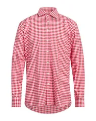エトロ メンズ トップス シャツ ETRO チェック柄シャツ Red レッド