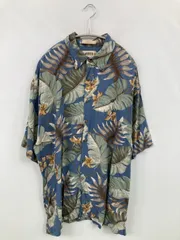 CAMPIA シャツ/ブラウス XL その他 花柄・ボタニカル柄 ミドル丈 半袖 オープンカラー