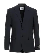 エムエスジイエム メンズ アウター ジャケット・ブルゾン MSGM テーラードジャケット Midnight Blue ブルー
