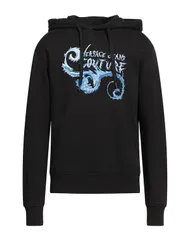 ヴェルサーチ メンズ アウター パーカー・スウェット VERSACE JEANS COUTURE パーカー Black ブラックのサムネイル