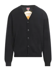 ケンゾー メンズ アウター カーディガン KENZO カーディガン Black ブラックのサムネイル