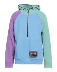 ヴェルサーチ メンズ アウター パーカー・スウェット VERSACE JEANS COUTURE パーカー Light Blue ブルーのサムネイル