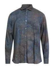 メッサジェリエ メンズ トップス シャツ MESSAGERIE シャツ Blue Gray グレーのサムネイル