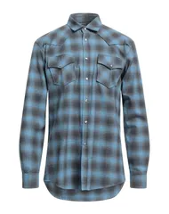 グレイ ダニエレ アレッサンドリー二 メンズ トップス シャツ GREY DANIELE ALESSANDRINI チェック柄シャツ Pastel Blue ブルーのサムネイル
