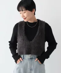 LEPSIM レプシィム ベスト F ブラック 無地