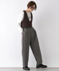 LEPSIM レプシィム ベスト F ブラウン 無地