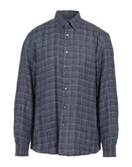 ゼニア メンズ トップス シャツ ZEGNA リネンシャツ Navy ネイビーのサムネイル