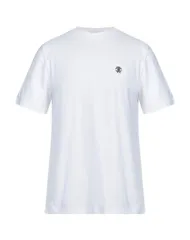 ロベルトカヴァリ メンズ トップス Tシャツ ROBERTO CAVALLI ベーシック Tシャツ White ホワイトのサムネイル