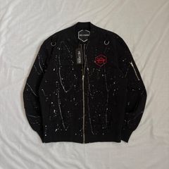 美品 HEXAGON L2-B ボンバージャケット フライトジャケット ブルゾンジャケット 短丈 黒 ギミック グランジ パンク