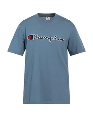 チャンピオン メンズ トップス Tシャツ CHAMPION Ｔシャツ Blue Gray グレー