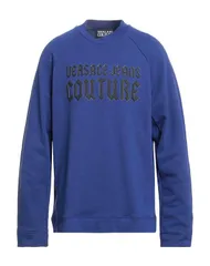 ヴェルサーチ メンズ アウター パーカー・スウェット VERSACE JEANS COUTURE スウェット Navy ネイビーのサムネイル