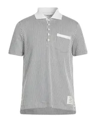 トムブラウン メンズ トップス ポロシャツ THOM BROWNE ポロシャツ Gray グレーのサムネイル